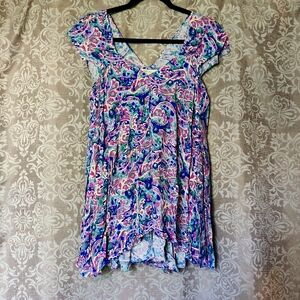 Matilda Jane Colorful Womens Summer Babydoll Tunic/tank size XSmall